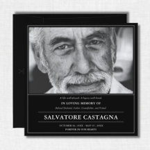 ゴルフ セレブレーション・オブ・ライフ ブラック フォト メモリアル