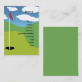 ゴルフ-チャビー 名刺 (正面/裏面)