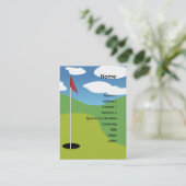 ゴルフ-チャビー 名刺 (スタンド正面)