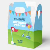 ゴルフ テーマの誕生日パーティー パーティー フェイバーボックス (オープン)