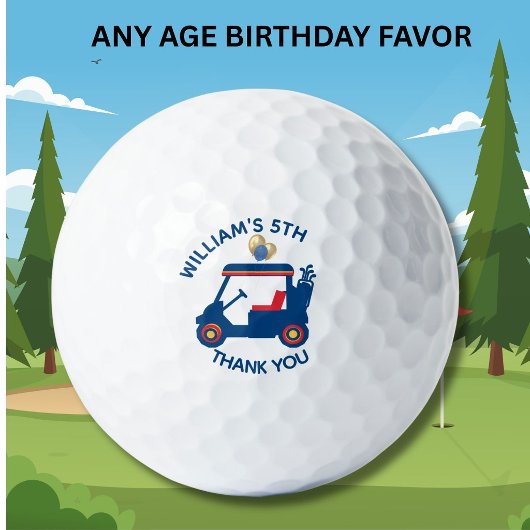 ゴルフ テーマの誕生日 記念品 (男子 いつでも) ゴルフボール