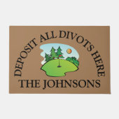 ゴルフ テーマ オーダーメイド 玄関マット (正面)