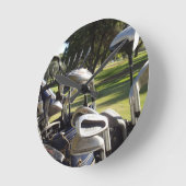 ゴルフ・デー・アウト ラウンド壁時計 (傾斜)