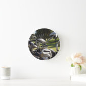 ゴルフ・デー・アウト ラウンド壁時計 (ホーム)