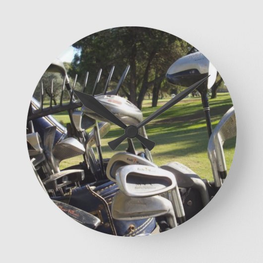 ゴルフ・デー・アウト ラウンド壁時計 (正面)