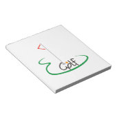 ゴルフ ノートパッド (アングル)