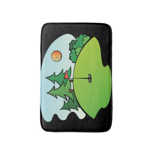 ゴルフ バスマット (正面縦)