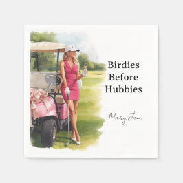 ゴルフ・バチェロレッテ・パーティー ナプキン スタンダードカクテルナプキン