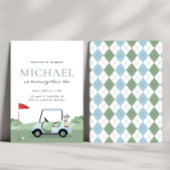 ゴルフ バースデー パーティー招待状 招待状