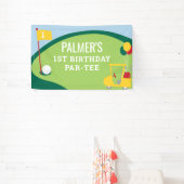 ゴルフ バースデー パーティー 大型 バナー 看板 横断幕 (インサイチュ)