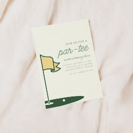 ゴルフ バーティー 誕生日パーティーの招待状 招待状
