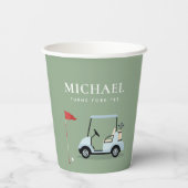 ゴルフ パーティー 紙コップ (裏面)