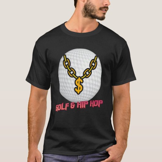 ゴルフ&ヒップホップ皮肉 Tシャツ (正面)