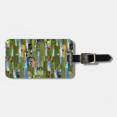 ゴルフ、フォトコラージュ、ラゲージタグ ラゲッジタグ (正面横)