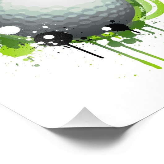 ゴルフ フォトプリント            (角)