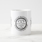 ゴルフ ホールインワン オーダーメイド ジャンボコーヒーマグカップ (正面)