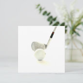 ゴルフ・ボールおよびクラブ招待状 招待状 (スタンド正面)