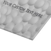 ゴルフ・ボールのカスタムなまな板 カッティングボード (角)