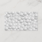 ゴルフ・ボールのカスタムな名刺 名刺 (正面)