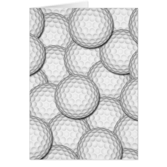 ゴルフ・ボールのコラージュ (正面)