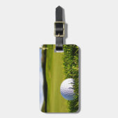 ゴルフ・ボールのコース ラゲッジタグ (正面縦)