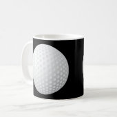 ゴルフ・ボールのマグ コーヒーマグカップ (正面左)