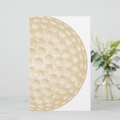 ゴルフ・ボールのヴィンテージ 便箋 (スタンド正面)