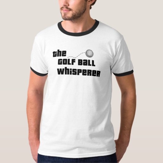 ゴルフ・ボールの囁くもののTシャツ Tシャツ (正面)