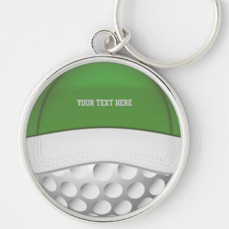 ゴルフ・ボールの帽子Keychain キーホルダー