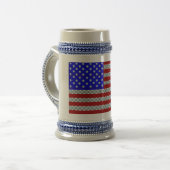 ゴルフ・ボールの旗 ビールジョッキ (正面左)