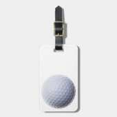 ゴルフ・ボールの背景によってカスタマイズテンプレート ラゲッジタグ (正面縦)