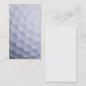 ゴルフ・ボールの背景によってカスタマイズテンプレート 名刺 (正面/裏面)