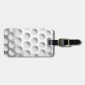 ゴルフ・ボールの荷物のラベル ラゲッジタグ (正面横)