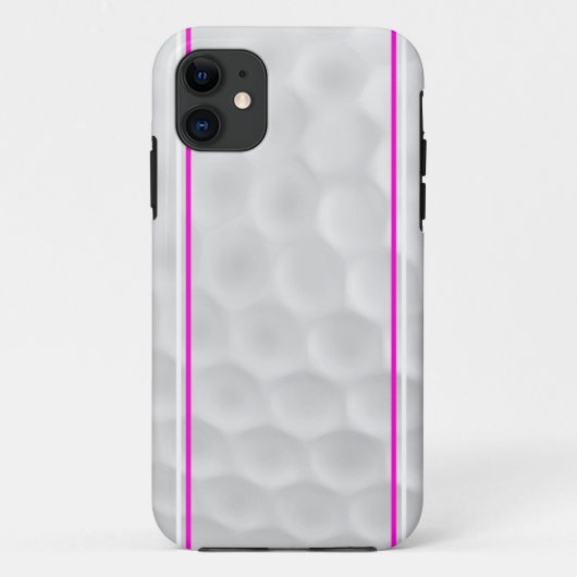 ゴルフ・ボールのIphoneピンクの白い5の箱 Case-Mate iPhoneケース (裏面)