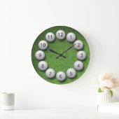 ゴルフ・ボール ラージ壁時計 (ホーム)