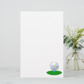 ゴルフ・ボール 便箋 (スタンド正面)