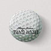 ゴルフ・ボール 缶バッジ (正面)