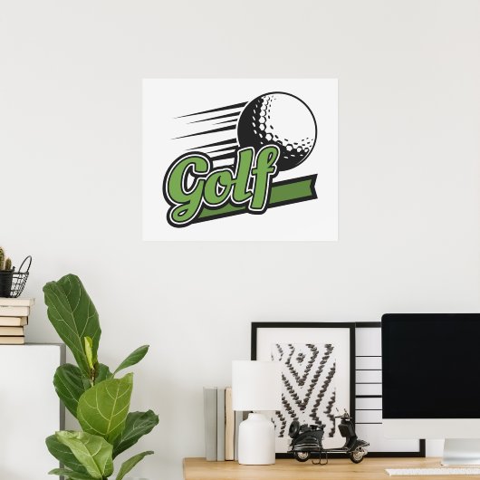 ゴルフ ポスター (ホームオフィス)