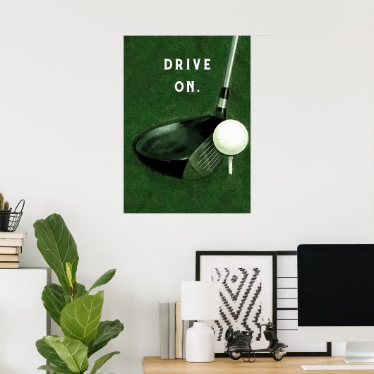 ゴルフ ポスター (ホームオフィス)