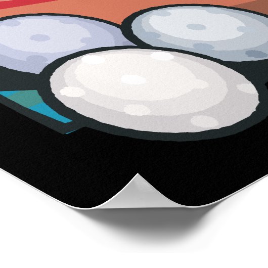 ゴルフ ポスター (角)