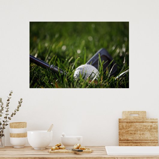 ゴルフ ポスター (キッチン)