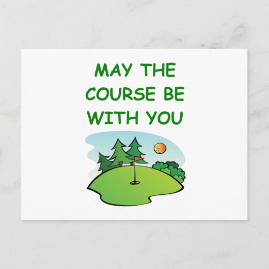 ゴルフ ポストカード (正面)