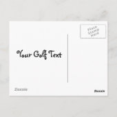 ゴルフ ポストカード (裏面)