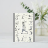 ゴルフ ポストカード (スタンド正面)