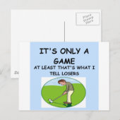 ゴルフ ポストカード (正面/裏面)