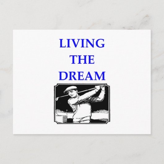 ゴルフ ポストカード (正面)