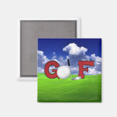 ゴルフ マグネット (正面/裏面)