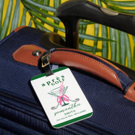 ゴルフ・マティーニ・コケット・バウBachelorette Party ラゲッジタグ