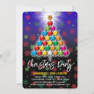 ゴルフ メリークリスマス - ホリデーデザイン 招待状