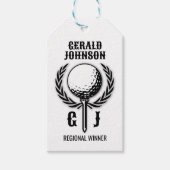 ゴルフ モノグラム ワレン デザイン ギフトタグ (正面)